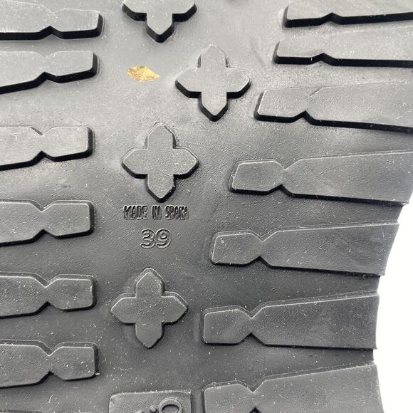 Anthropologie Paloma Barcelo Chunky  Loafers Womens US 9 Black Leather Y2K NWOB - Picture 14 of 15